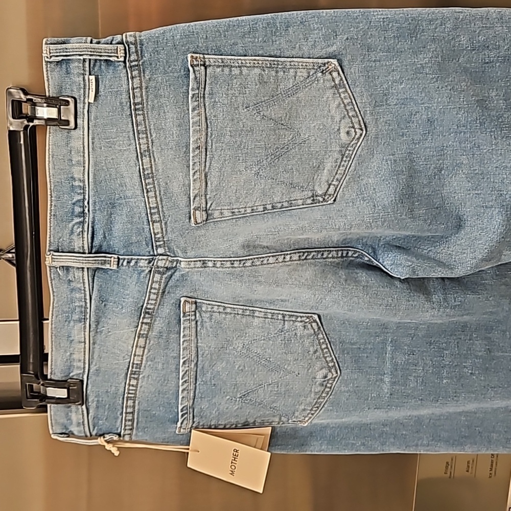 ๐MOTHER๐ Ditcher Zip Flood Jeans ~ Love On The Beat 26 NWT - Picture 14 of 16